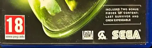 Alien: Isolation, the PEGI square on its front