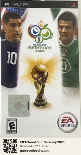 FIFA World Cup: Germany 2006 PlayStation Portable, NTSC box front