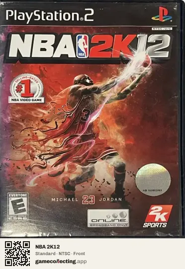 NBA 2K12 PlayStation 2, NTSC box front