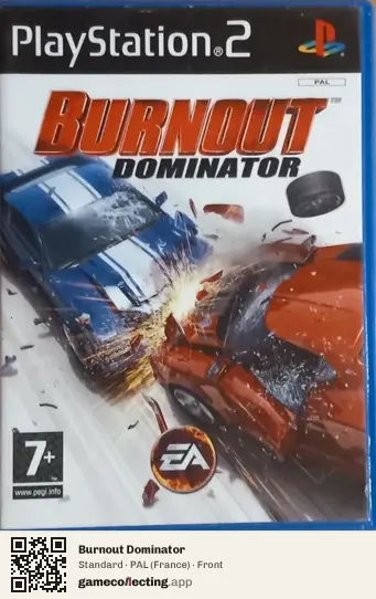 Burnout Dominator PlayStation 2, France box front