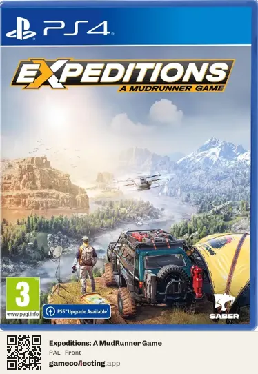 Expeditions: A MudRunner Game PlayStation 4, PAL box front