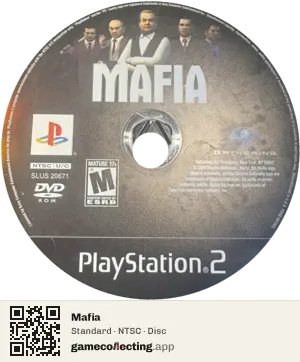 Mafia PlayStation 2, NTSC disc