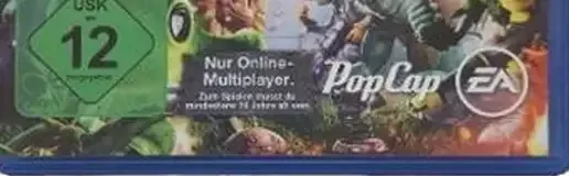 Plants vs. Zombies: Garden Warfare, the USK square on its front