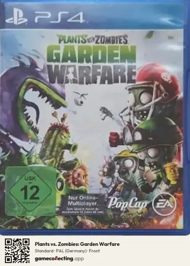 Plants vs. Zombies: Garden Warfare PlayStation 4, Germany box front