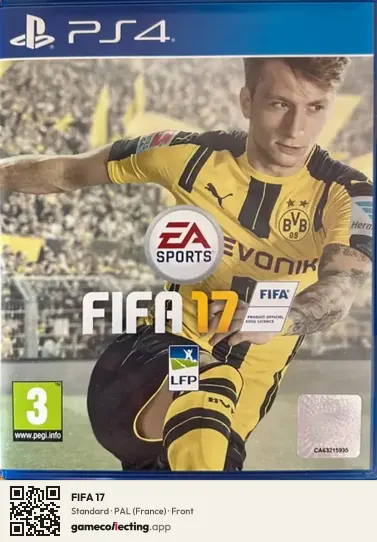 FIFA 17 PlayStation 4, France box front