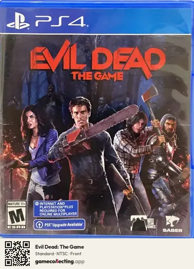 Evil Dead: The Game PlayStation 4, NTSC box front