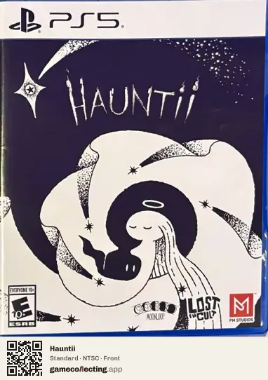Hauntii PlayStation 5, NTSC box front