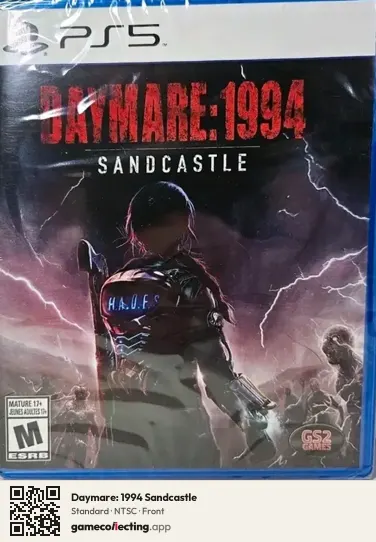 Daymare: 1994 Sandcastle PlayStation 5, NTSC box front