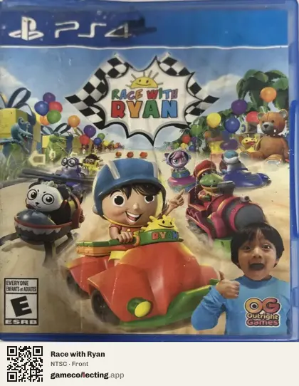 Race with Ryan PlayStation 4, NTSC box front