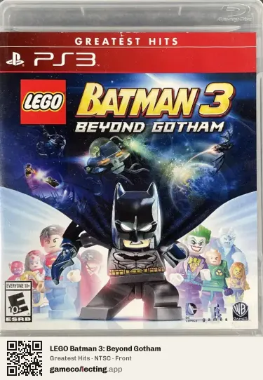 LEGO Batman 3: Beyond Gotham PlayStation 3, NTSC box front