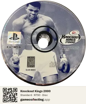 Knockout Kings 2000 PlayStation, NTSC disc