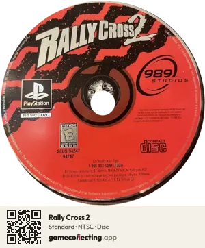 Rally Cross 2 PlayStation, NTSC disc