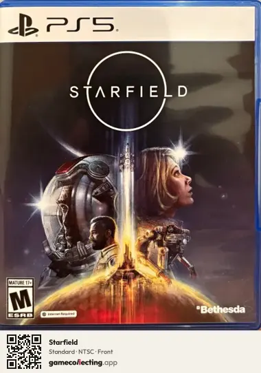 Starfield PlayStation 5, NTSC box front