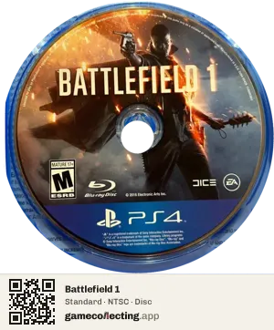Battlefield 1 PlayStation 4, NTSC disc