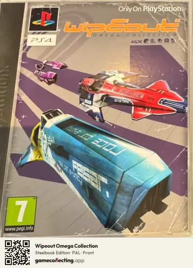 Wipeout Omega Collection PlayStation 4, PAL box front