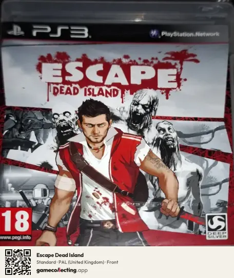 Escape Dead Island PlayStation 3, United Kingdom box front