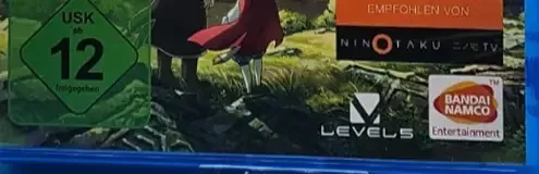 Ni no Kuni II: Revenant Kingdom, the USK square on its front