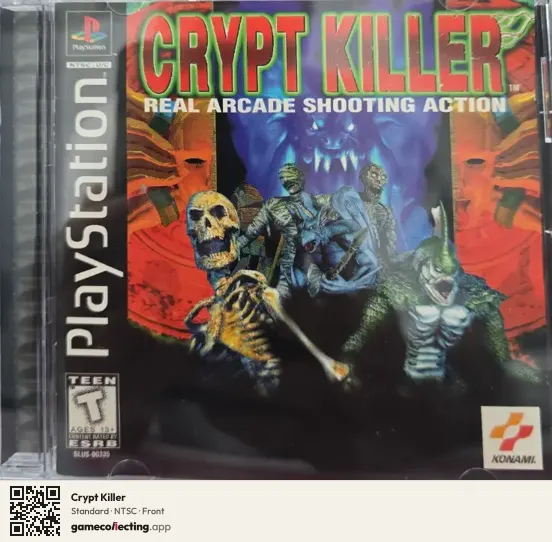 Crypt Killer PlayStation, NTSC box front