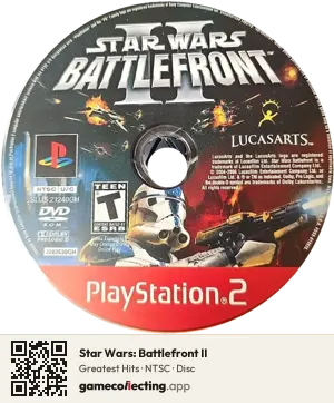 Star Wars: Battlefront II PlayStation 2, NTSC disc
