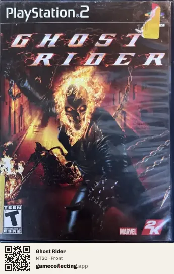 Ghost Rider PlayStation 2, NTSC box front