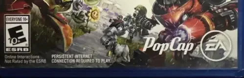 Plants vs. Zombies: Garden Warfare 2, the ESRB box on its front
