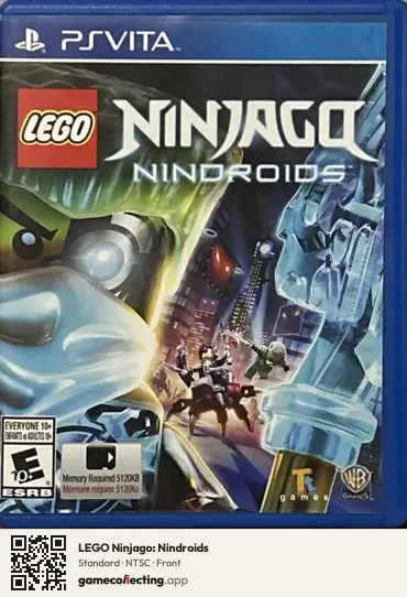 LEGO Ninjago: Nindroids PlayStation Vita, NTSC box front