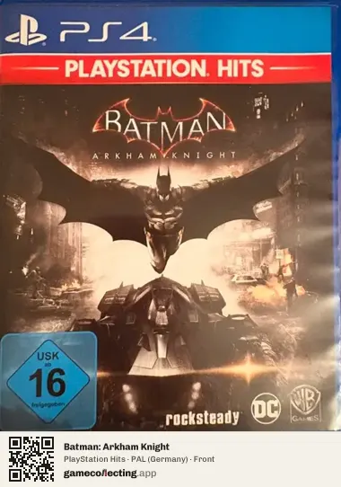 Batman: Arkham Knight PlayStation 4, Germany box front