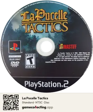 La Pucelle Tactics PlayStation 2, NTSC disc