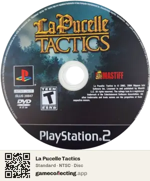 La Pucelle Tactics PlayStation 2, NTSC disc