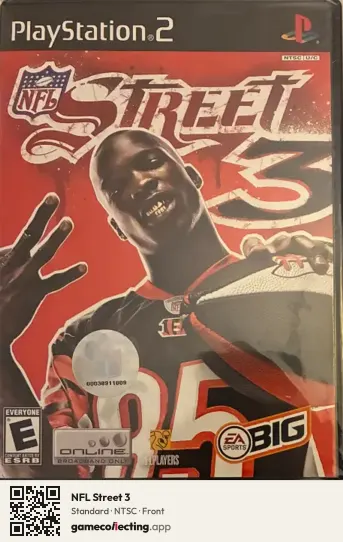 NFL Street 3 PlayStation 2, NTSC box front
