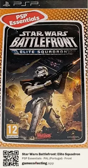 Star Wars Battlefront: Elite Squadron PlayStation Portable, Portugal box front