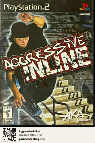 Aggressive Inline PlayStation 2, NTSC box front