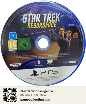 Star Trek: Resurgence PlayStation 5, PAL disc