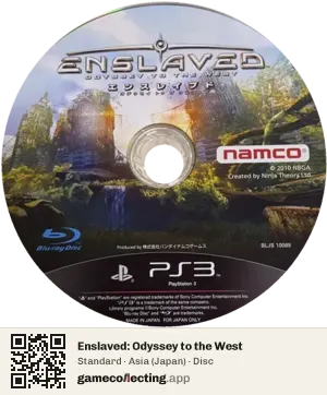 Enslaved: Odyssey to the West PlayStation 3, Asia disc