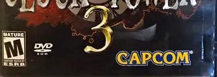 Clock Tower 3, the ESRB box on its front