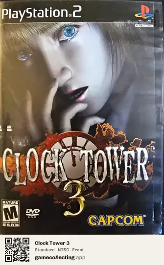 Clock Tower 3 PlayStation 2, NTSC box front