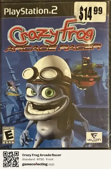 Crazy Frog Arcade Racer PlayStation 2, NTSC box front