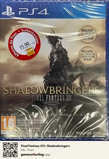 Final Fantasy XIV: Shadowbringers PlayStation 4, PAL box front