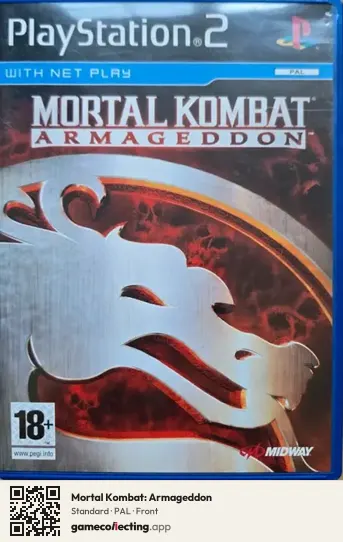 Mortal Kombat: Armageddon PlayStation 2, PAL box front