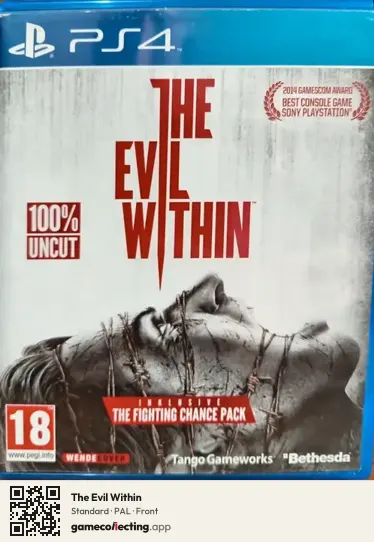 The Evil Within PlayStation 4, PAL box front