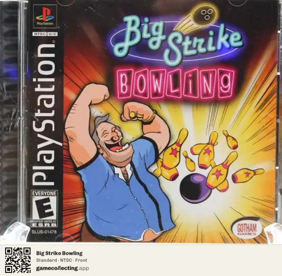Big Strike Bowling PlayStation, NTSC box front