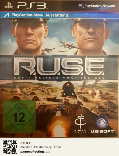 R.U.S.E. PlayStation 3, Germany box front