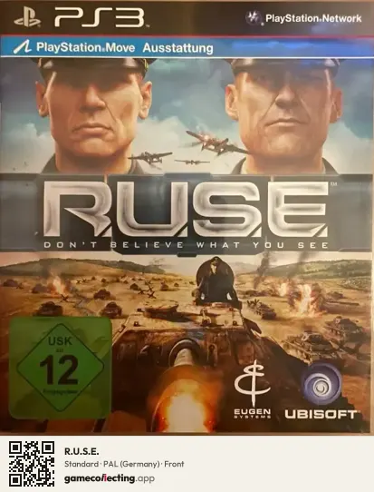 R.U.S.E. PlayStation 3, Germany box front