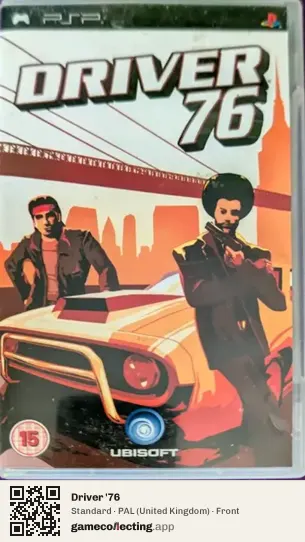 Driver '76 PlayStation Portable, United Kingdom box front