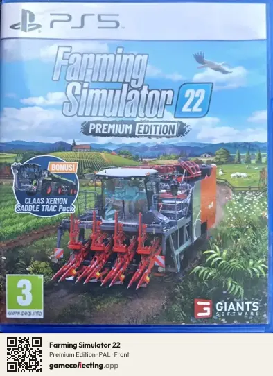 Farming Simulator 22 PlayStation 5, PAL box front