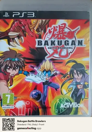 Bakugan Battle Brawlers PlayStation 3, Italy box front