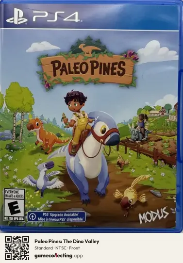 Paleo Pines: The Dino Valley PlayStation 4, NTSC box front