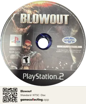 Blowout PlayStation 2, NTSC disc