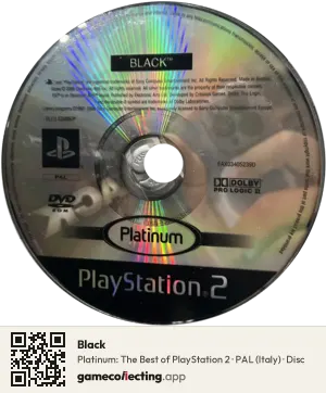 Black PlayStation 2, PAL disc