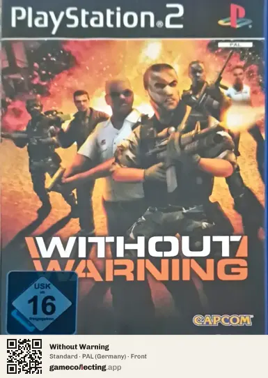 Without Warning PlayStation 2, Germany box front